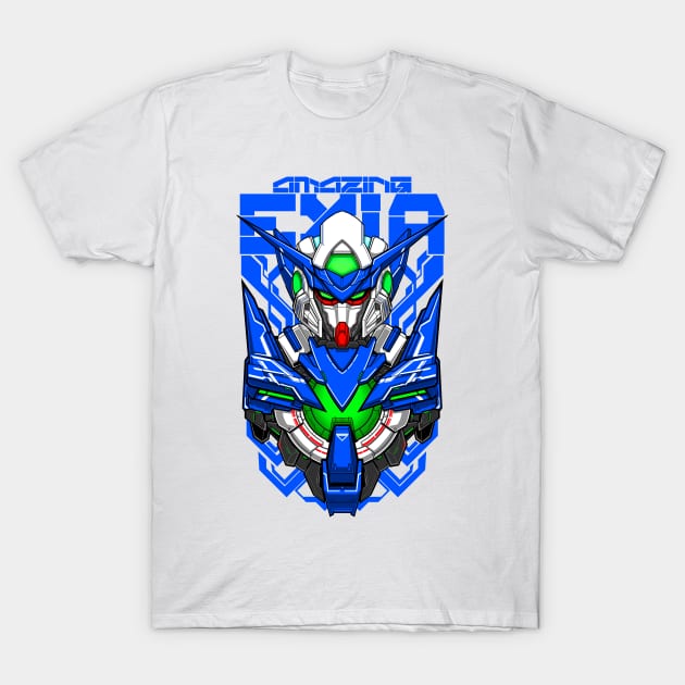 Amazing Exia Gundam T-Shirt by WahyudiArtwork